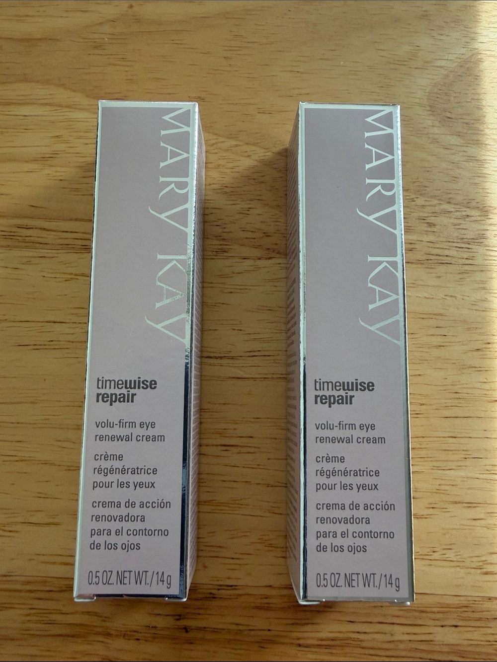 Lot of 2 Mary Kay Timewise Repair Eye Cream - Taupe Packaging